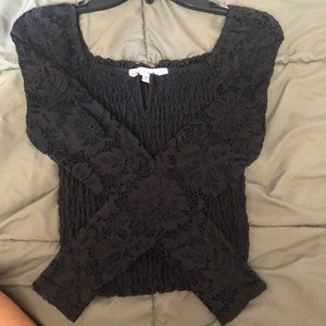 black woman's top